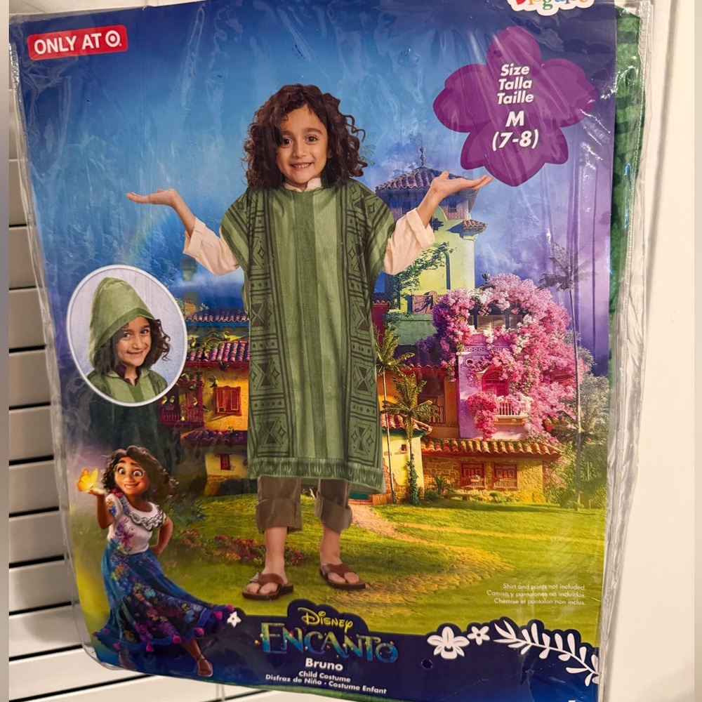 Disney Encanto Bruno Kids Costume - Olive Green